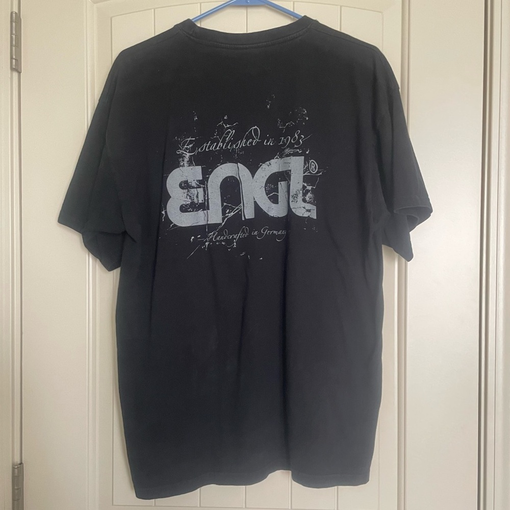 B&C Engl Black Graphic T-Shirt Size XL - Picture 5 of 5
